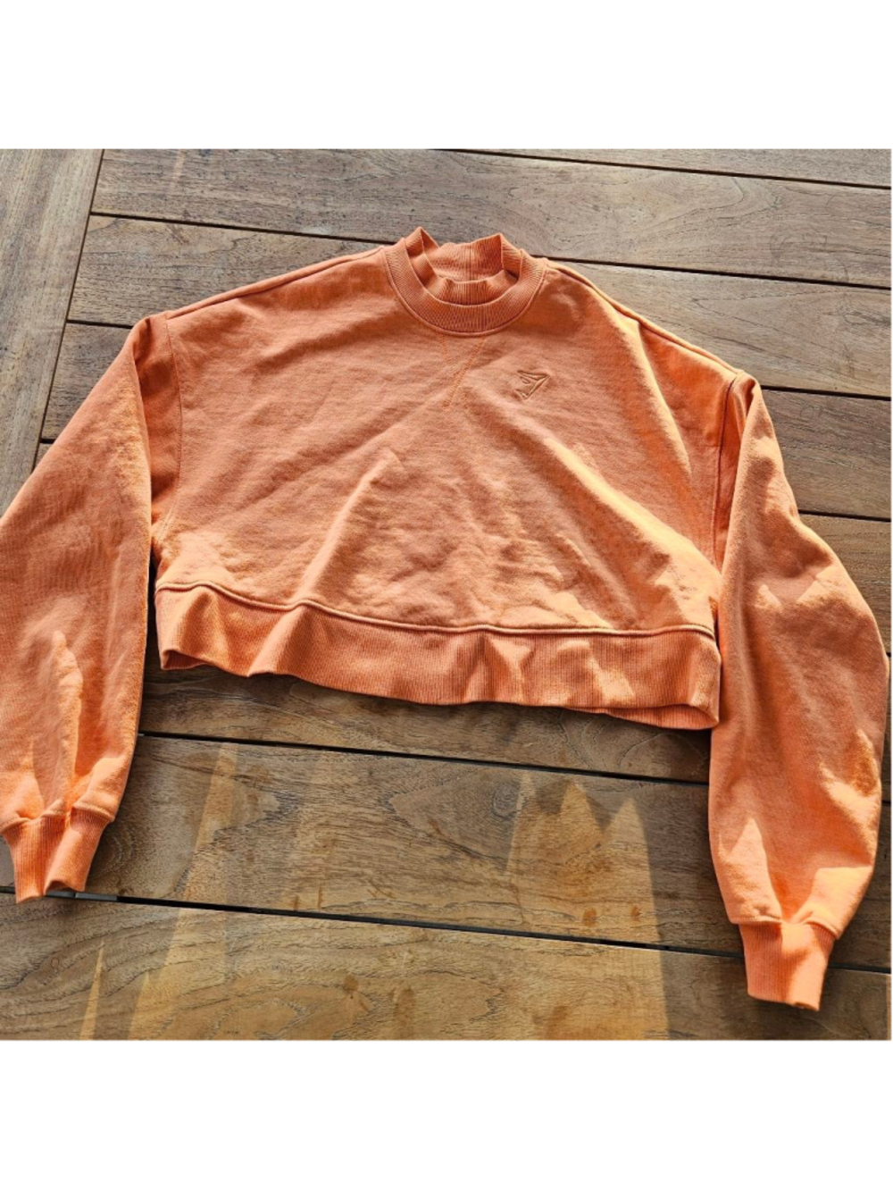 Gymshark Rest Day Sweats Cropped Pullover Size M - Picture 3 of 8